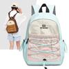 Студенческий школьный рюкзак, рюкзак для улицы, сумка для путешествий на короткие расстояния, контрастный цвет, женский рюкзак