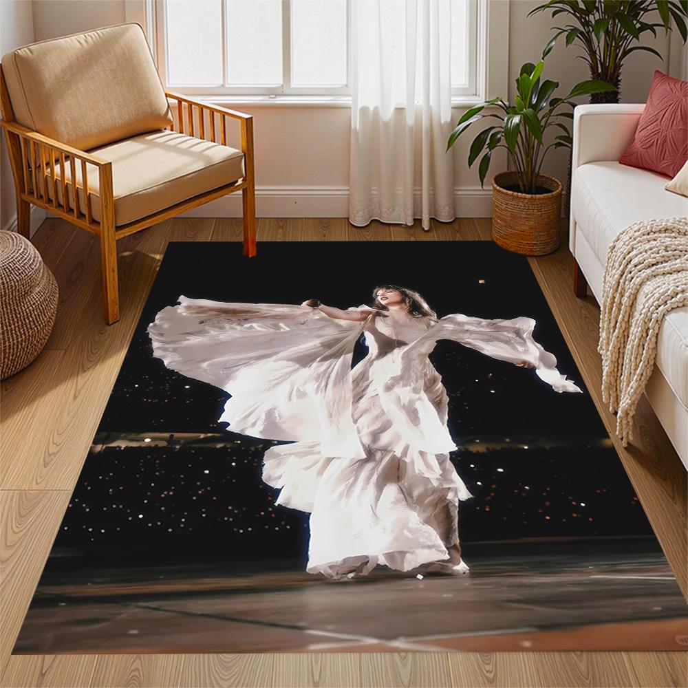Taylor Swift Themed Anti-Slip Rugs - Polyester Home Decor, Suitable for Bedrooms, Living Rooms, Doorways, Studios, and Decorations