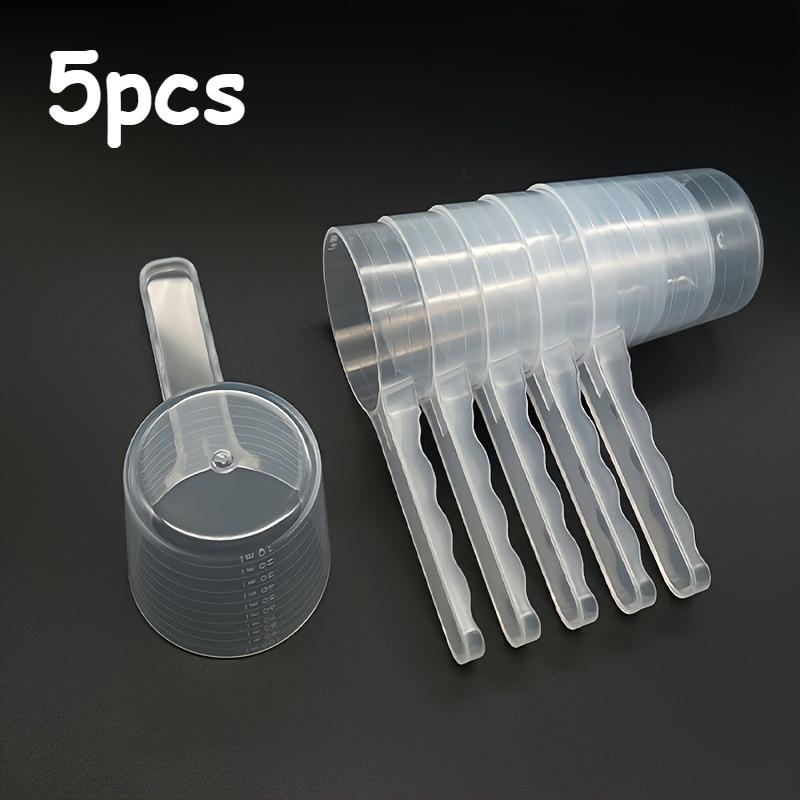 Pet Feeding Spoon with Measurement Markings-Plastic Food Scoop, for Precise Portion Control, Easy-Clean for Dry Food & Wet Meals