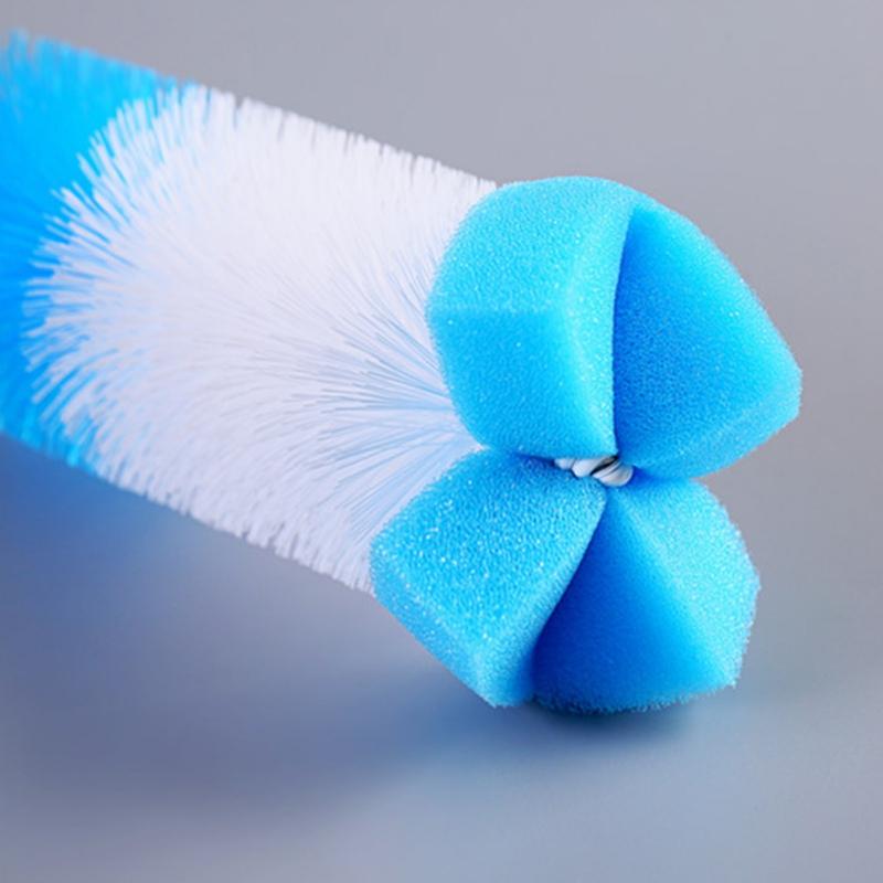 7pcs Feeding Bottle Cleaning Brush Sponge Cup Brush Milk Mouth Brush Straw Brush Cup Cleaning Supplies