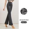 Women's High Waist Criss-Cross Back Yoga Pants - Sexy, Quick-Drying, Elastic, Hip-Lifting, Micro Flare for Spring/Summer.