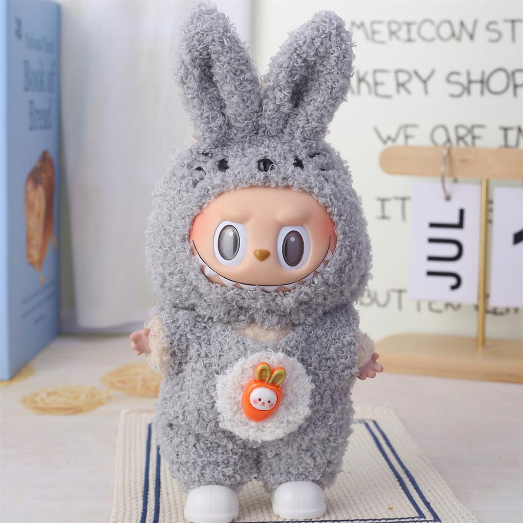 Одежда Labubu Baby подходит для кукол Labubu первого, второго и третьего поколений ростом 17 см