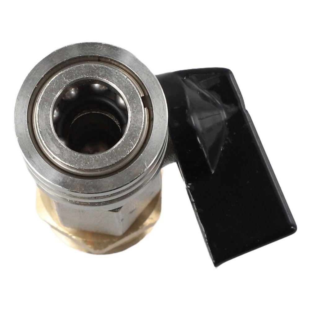 1/4 Inch High Pressure Washer Ball Valve Water Flow Control Hose Switch Automotive Use
