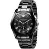 Мужской кварцевый хронограф Valente Large Black Ceramic с датой AR1400