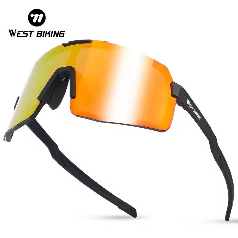 WESTBIKING Polarized Bike Full Frame Design Glasses Bicycle Goggles UV400 Road Bike Windproof Outdoor Sport Bike Glasses Cycling