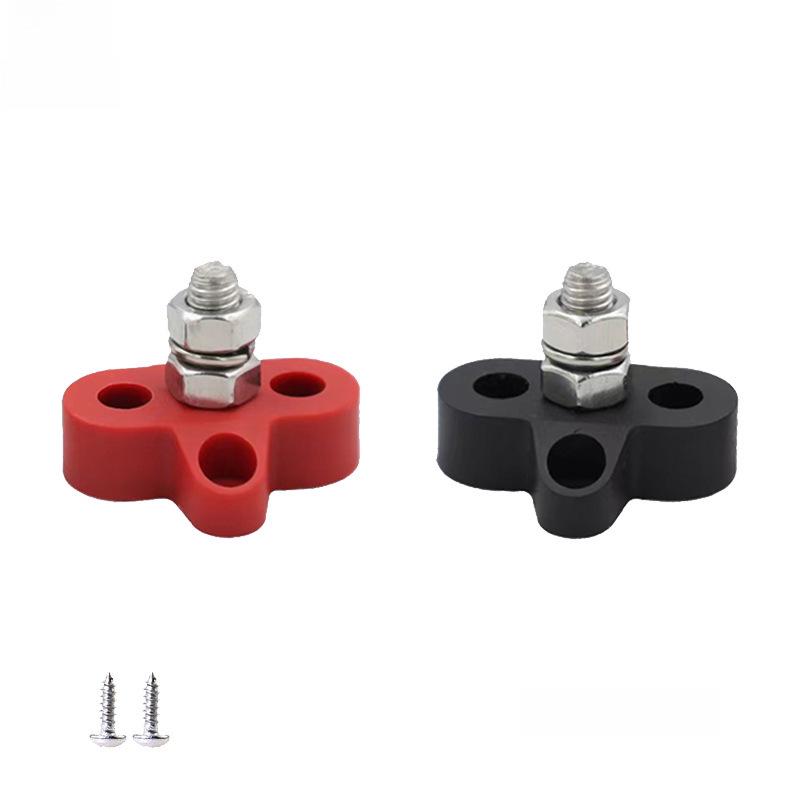 Сверхпрочная клеммная колодка аккумулятора 12 В/24 В для автомобиля, автофургона, яхты - шпилька M6/M8/M10