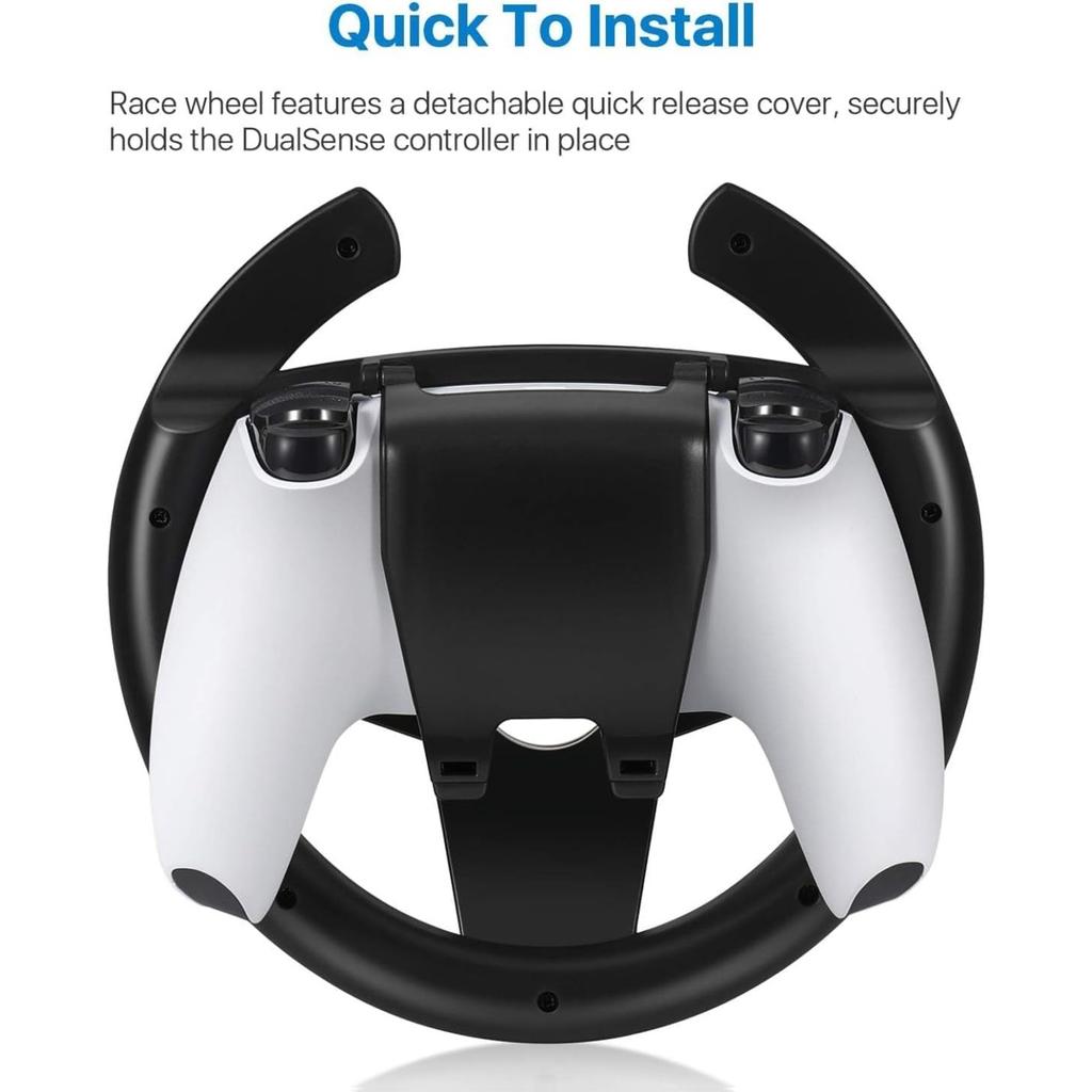 Держатель для рулевого колеса для гоночных игр PS5, подставка-клипса для геймпада, джойстика, контроллера, аксессуары для Sony PlayStation 5, видеоигры для вождения автомобиля
