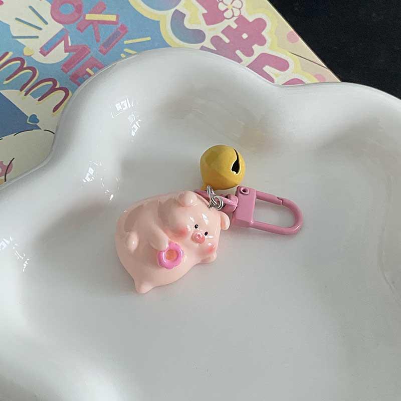 Милый аниме маленький поросенок брелок мультфильм кавайный поросенок брелок кулон креативный рюкзак украшения аксессуары подарки