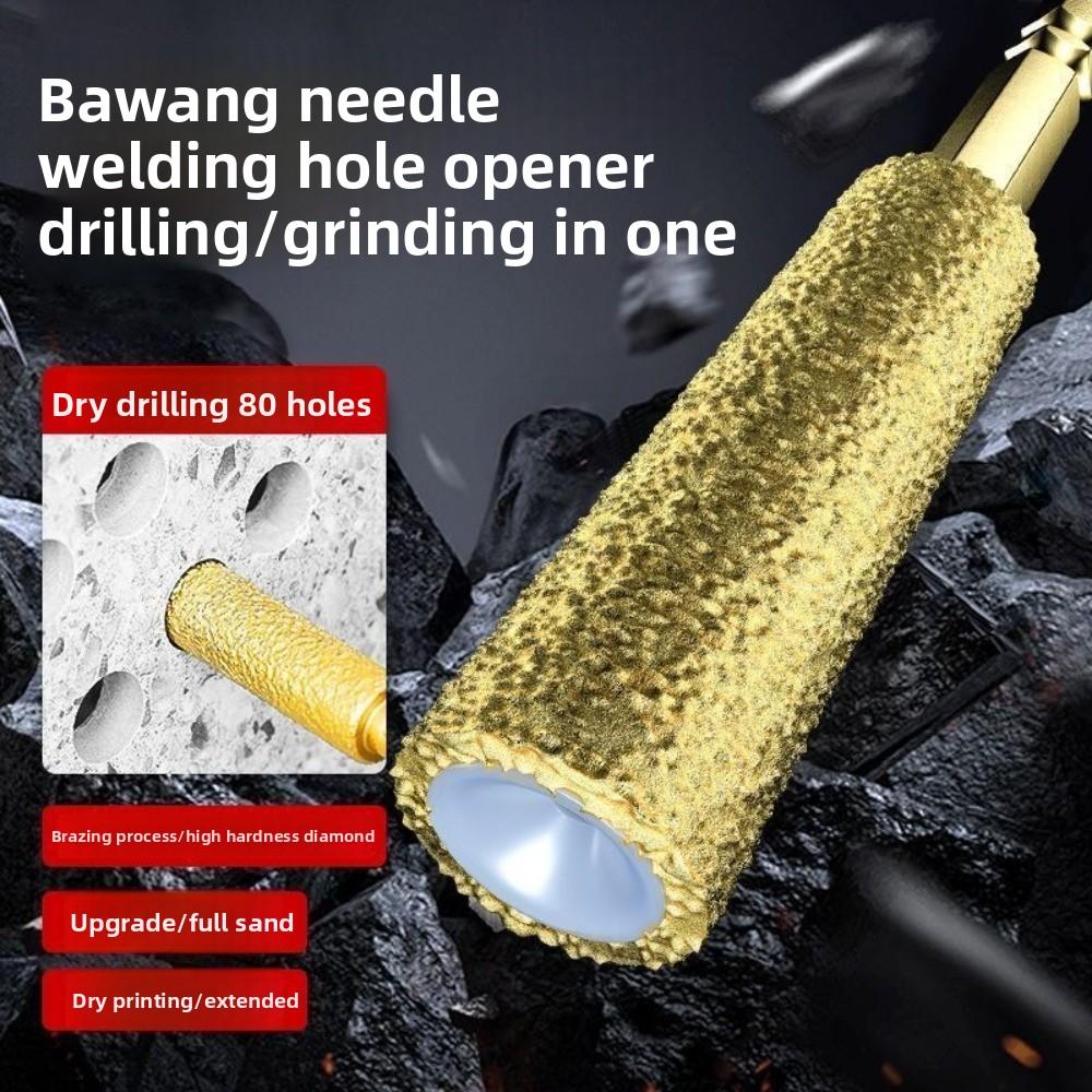 Portable Dry Ceramic Tile Diamond Drill Bit Multifunctional Hole Openers for Drilling and Grinding