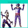 Sundrop Fnaf Костюм клоуна для косплея для мальчиков и девочек, боди, маска, комбинезон для вечеринки, идеально подходит для Хэллоуина, косплея и вечеринок