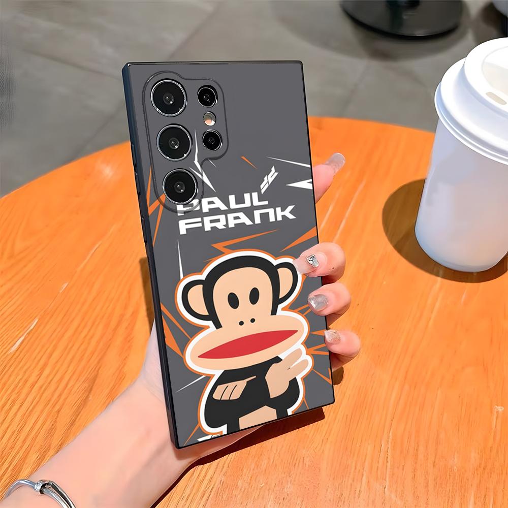 Чехол для телефона P-Paul F-Frank Обезьяна с большим ртом для Samsung S26 S25 Ultra S24 S23 Fe S22 S20 S21 Plus A54 A34 A53 A16 Задняя крышка