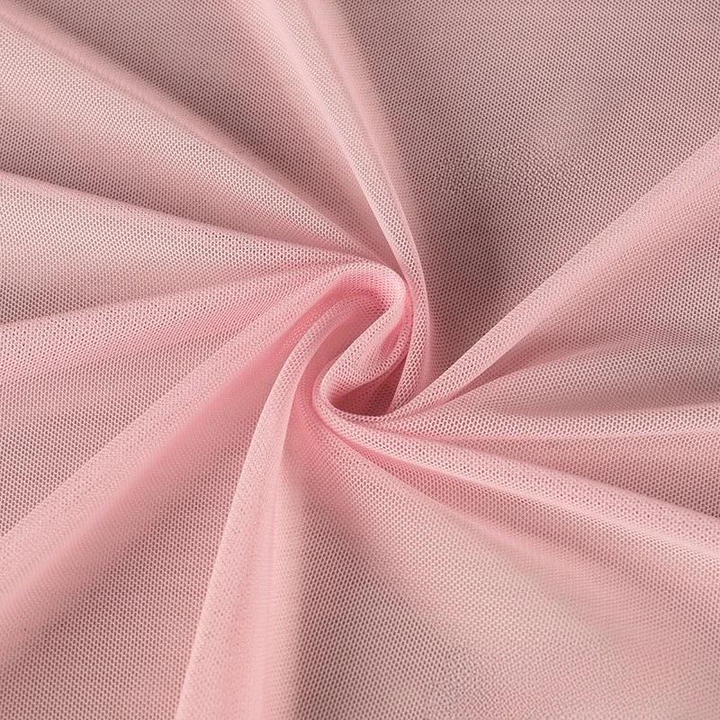 40D Mesh Fabric High Elastic Knitted Soft Four Sided Elastic Dress Bottom Cloth Diy Sewing Meters Nylon Spandex Material