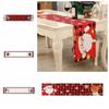 Christmas Tree Santa Claus Rudolf Tablecloth Rectangular Christmas Decoration  Holiday Decor