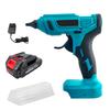 Makita Compatible Rechargeable Glue Gun with Professional High Compact and Glue Stick 18V GLU02 Charger, Stick, Temperature, Stand, Lightweight,
