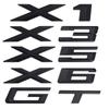 Car Badge Emblem Rear Trunk Sticker for  X5 E70 F15 F85 X1 E84 F48 X3 G01 E83 F25 X6  F16 F86 GT Letter Word Sticker
