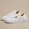 Маленькие белые туфли женские весна 2024 новая корейская версия универсальных студенческих кроссовок популярные модные туфли кожаные спортивные кроссовки