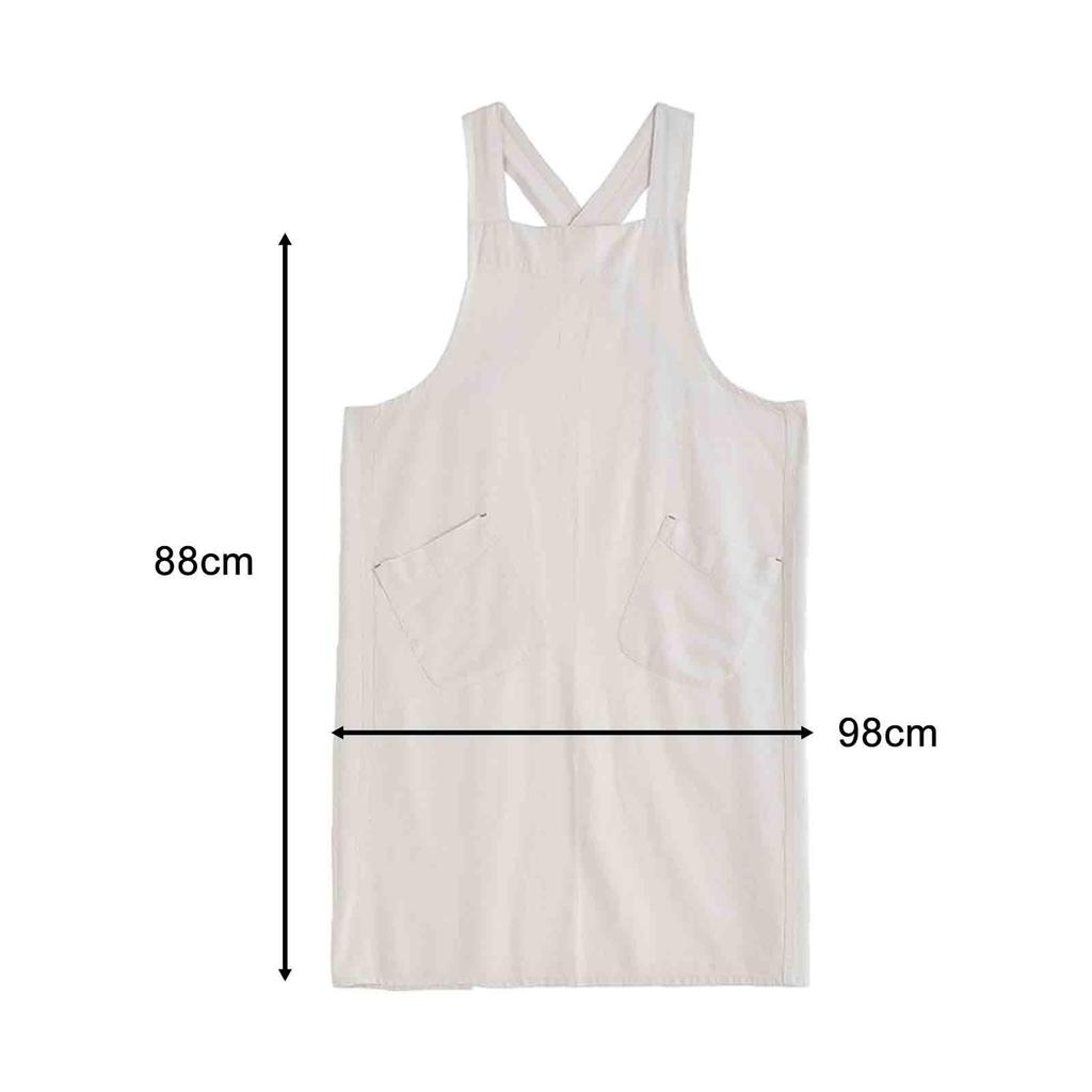 Рабочий фартук Фартук для рисования 34,65 дюйма с передними карманами Очень длинный Японский для сварки Женщина Мужчина Рисование