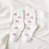 Женские термоноски, пушистые носки для зимы и осени, носки для девочек, модные теплые цветные носки для бега, женские носки для сна