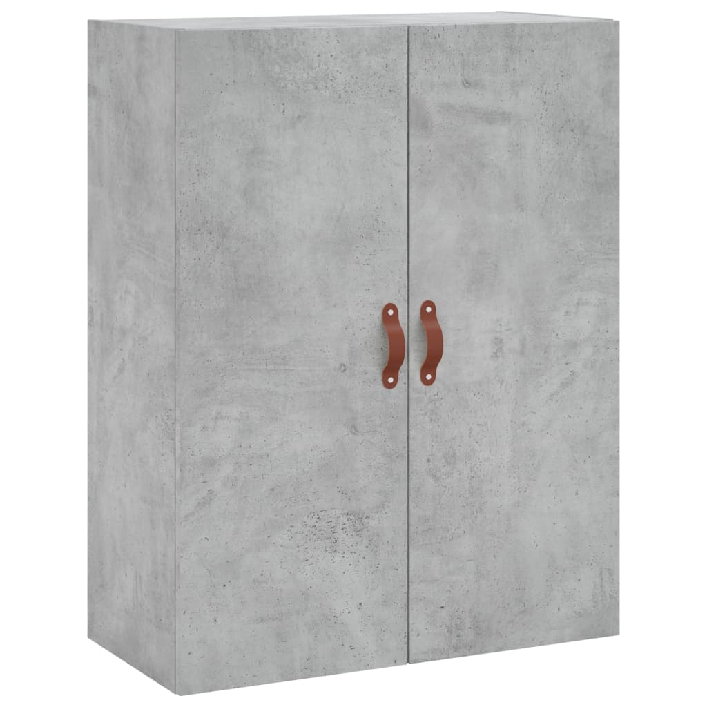 Highboard Concrete Grey 69.5 x 34 x 180 cm Engineered Wood
