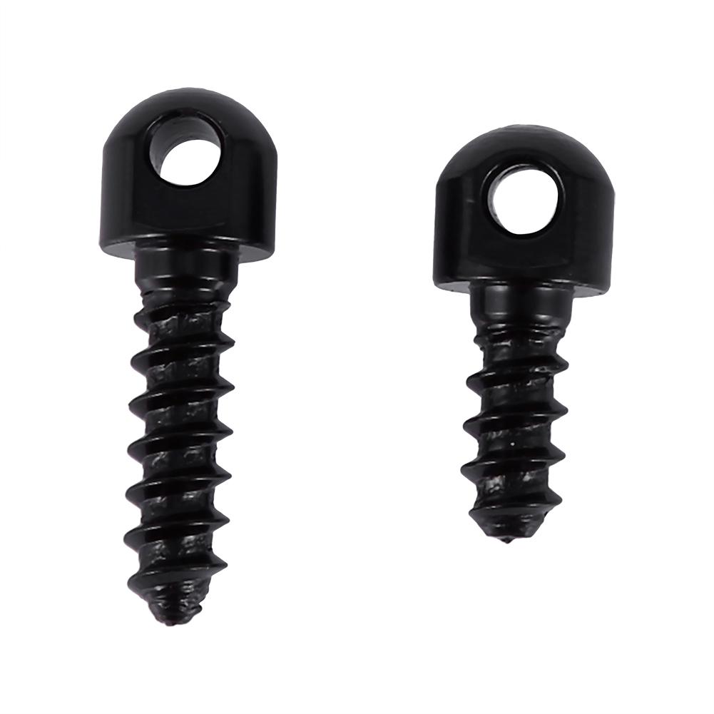 2pcs Sling Swivel Screws Studs Base With White Spacers Fits For Most Shotgun Hunting