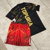 MOTO Летний Топ MMA Восьмиугольная Клетка Илия Топурия Комплект Футболка Шорты Мужской Спортивный Тренировочный Беговой Комплект Быстросохнущий Боевой Комплект