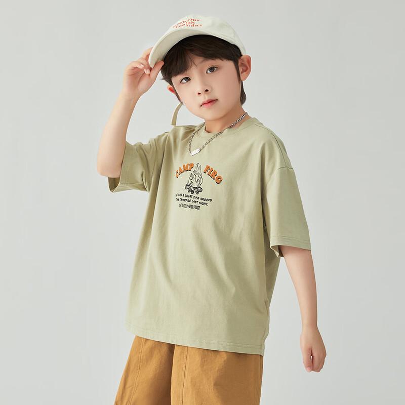 Boys' Camping Style Cooling Short Sleeve T-Shirt