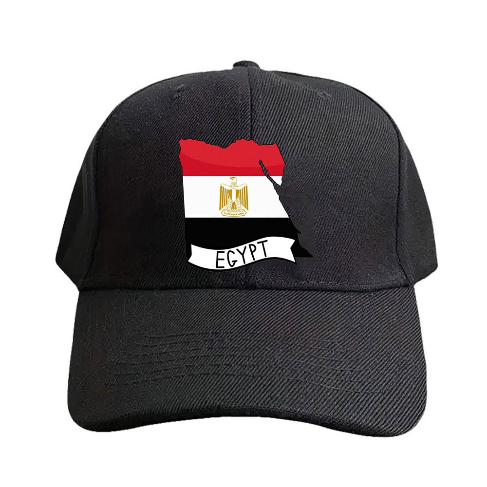 Egypt Flag Map Woman Man Baseball Cap Adult Adjustable with Curved Brim Hiking Fishing Hat trucker cap Summer Fashion