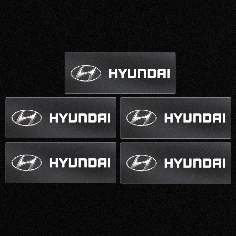 Car Interior Random Stickers Car Goods Car Steering Wheel Decal For Hyundai Santa Azera Creta Ix25 IX35 Tucson Wheel Center Caps AF2