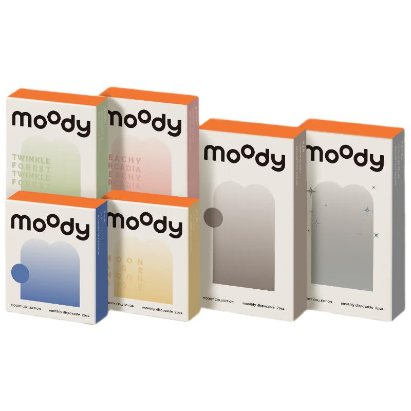 Ежемесячные цветные контактные линзы Moody (2 шт.)