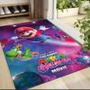 Super Mario Galaxy Adventure Carpet Rug Soft Washable Anti Slip Home Living Room Sofa Mats Personalized Christmas Rug