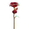 Foil Plated Artificial Rose Small Faux Rose Flower for Valentine's Day Wedding Forever Rose Gifts for Women Girls Mom Wife Daughters