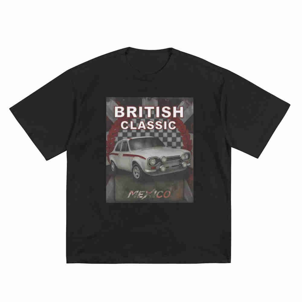 Vintage Escort Mexico Rally Car S S Short Sleeve Tee Cotton TShirt