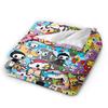 T-Tokidoki-S Warm Soft Blanket  Decorative Plush Throw Blanket Street Trend Couch Chair Flannel Bedspread Sofa Bed Cover
