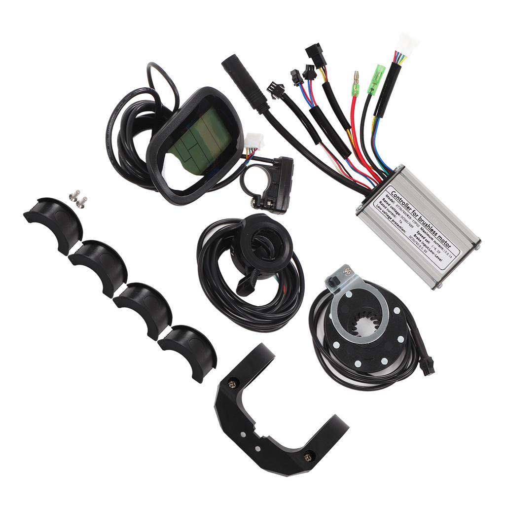 15A 36V 48V 250W Бесколлекторный контроллер двигателя Комплект панели дисплея LCD6 Контроллер для модификации литиевой батареи для электрического