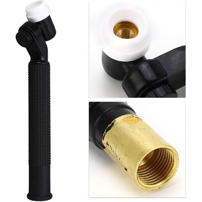 NR 26 Welding Torch Head, 360° Rotation TIG Welding Torch Head Body Air Cooled Swivel Neck Soldering Torch Head, Industrial Welding Accessories