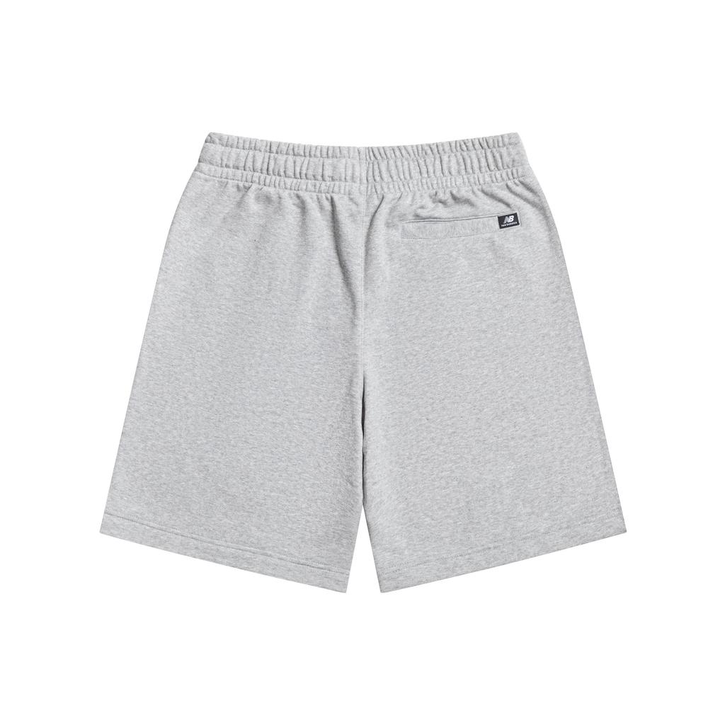 New Balance Шорты из французского терри с логотипом Essentials, размер Азия S, цвет 'Athletic Grey', мужские MS31540-AG