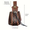 Steampunk Leather Phone Bag - Medieval Belt Accessory for Renaissance Cosplay