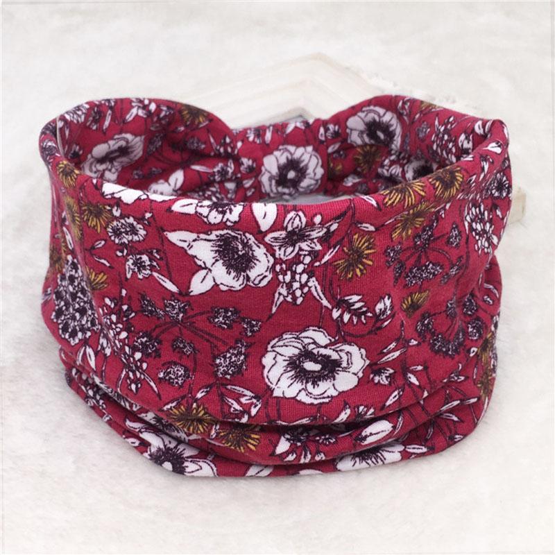 Bohemian Wide Stretch Headband Women Turban Flower Floral Elastic Hair Band Hair Accessories