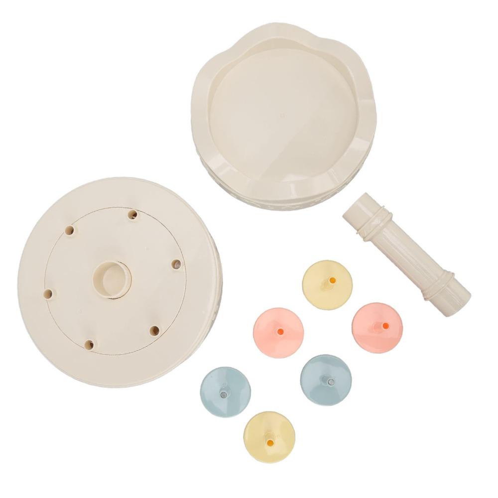 Automatic Rotation Rotating Dessert Machine Double Layer Display Stand Birthday Party