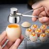 Креативные кухонные инструменты Металлический нож для резки яичной скорлупы Двусторонний нож для снятия верхушки яиц Открывашки для скорлупы Бытовые удобства Мелкие инструменты
