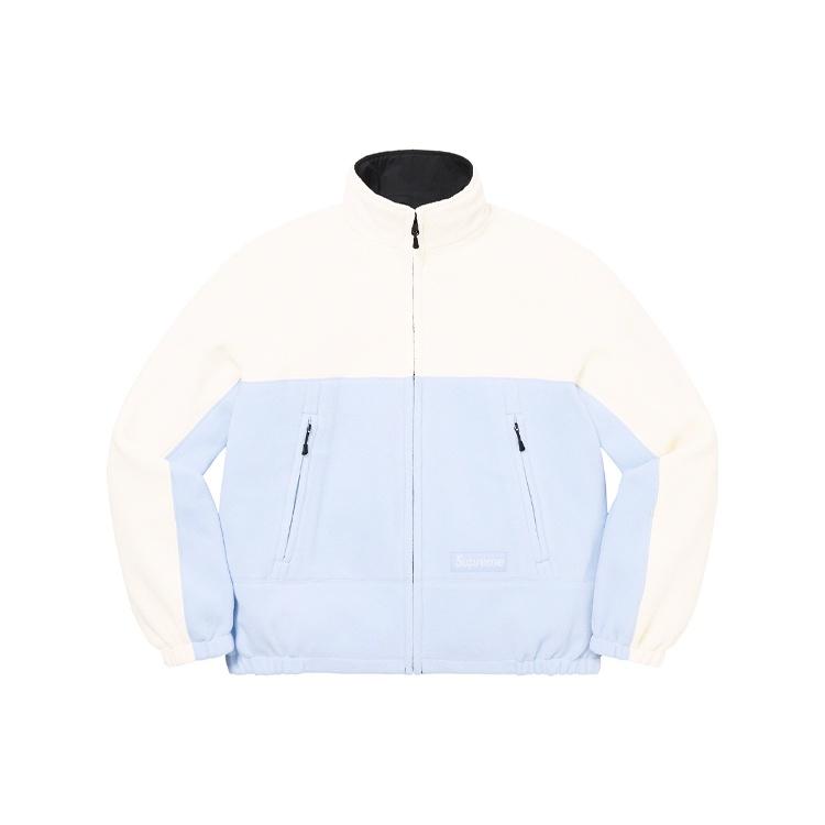 Supreme Мужская двусторонняя утепленная куртка X Polartec GORE-TEX 'Черный Белый Бирюзовый' SUP-SS22-713