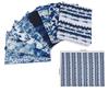 Soimoi Комплект из 8 штук Fat Quarter — с принтом Tie & Dye, 18 x 22 дюйма, лоскутное шитье своими руками — предварительно нарезанная ткань для квилтинга из 100 хлопка