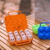 Portable Camping Egg Container Storage Box 6/12Grid Egg Holder Eggs Case Eggs Box Egg Storage Box