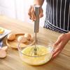 2 Pcs -mixer Semi-automatic Egg Beater Whisk Blender Eggs Tool Handheld Stainless Steel