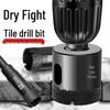 Сверло по плитке: Сухой инструмент для сверления стекла, мрамора, камня, фарфора и керамики