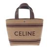 CELINE  116992FRY.02NU 2WAY bag Brown leather/Raffia Women