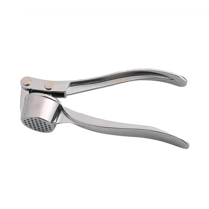 Manual Stainless Steel Garlic Press Kitchen Gadget for Home Perfect for Garlic Paste Ginger Mince Must-Have Kitchen Accessory