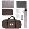 Family Tent Brown & Grey 420 x 305 x 200 cm Polyester and Steel