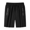 Summer Quick Drying Ice Silk Sports Casual Five Quarter Pants Plus Size Beach Men’s Shorts