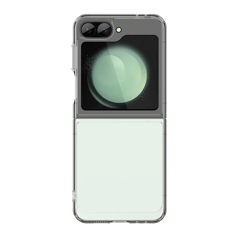 Для Samsung Galaxy Z Flip 6 Чехол Samsung Z Flip 6 Flip6 Capas Бампер Задняя Прозрачная Цветная Прозрачная Чехол Samsung Z Flip 6